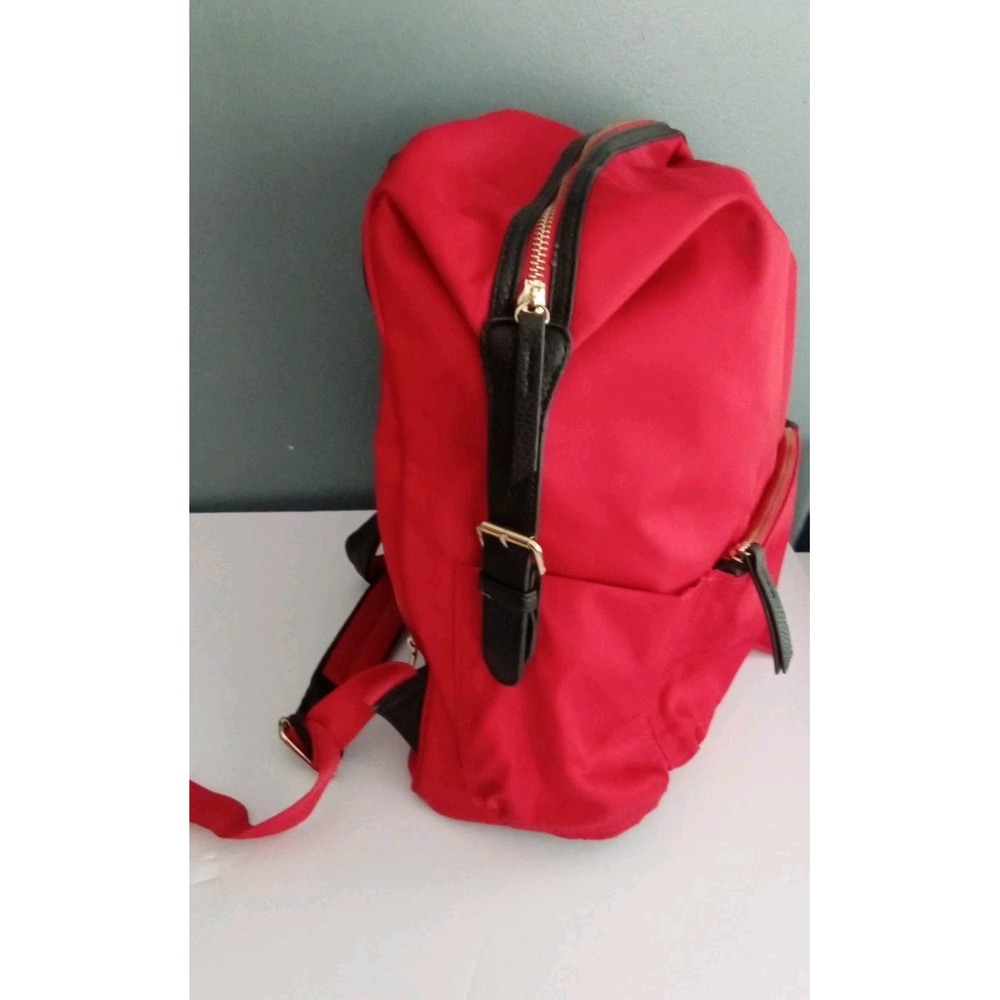 Red‎ Backpack Travel School Bag Lightweight Everyday Carry On - Picture 3 of 10